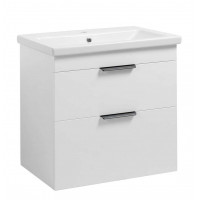 Тумба Монако Т-8 з умивальником Комо 70 підвісна біла (02019)